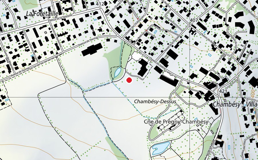Carte indiquant l’emplacement de Crèche (École enfantine)
