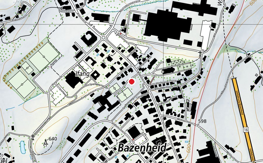 Mappa con la posizione di Eichbüel (Scuola dell’infanzia)