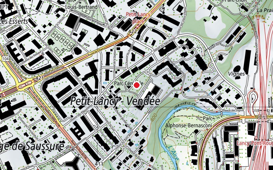 Mappa con la posizione di EVE École Cérésole (Scuola dell’infanzia)