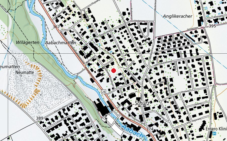 Mappa con la posizione di Friedmatt (Scuola dell’infanzia)