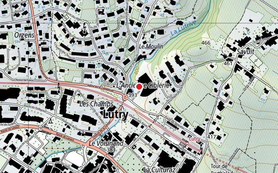 Mappa con la posizione di Garderie des Moulins (Scuola dell’infanzia)