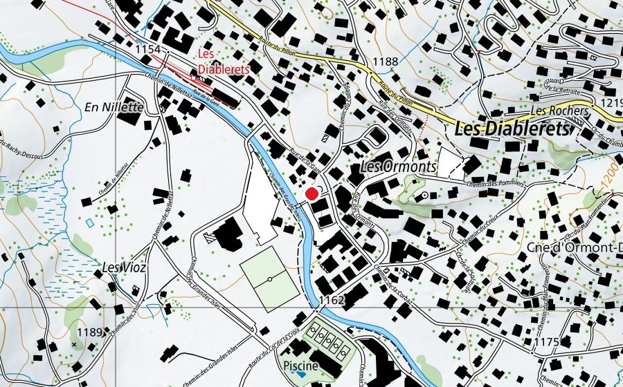 Carte indiquant l’emplacement de Garderie ESS (École enfantine)