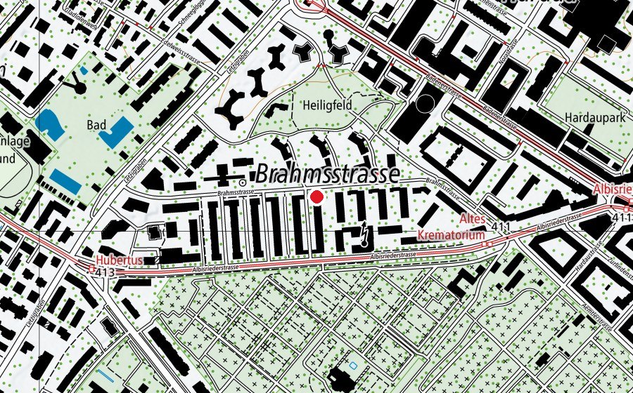 Map showing the location of globegarden childcare (Kindergarten)