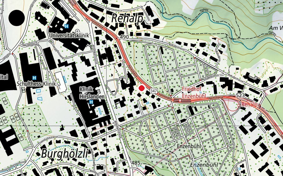 Carte indiquant l’emplacement de Globegarden Seldwyla (École enfantine)