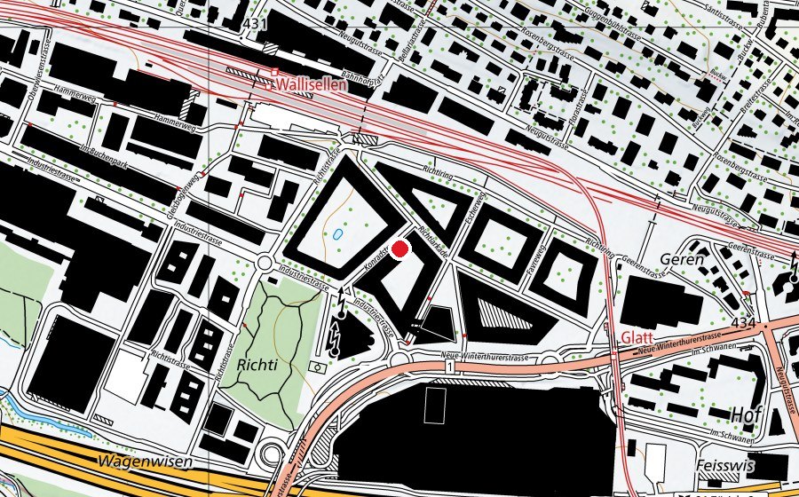 Carte indiquant l’emplacement de Globegarden (École enfantine)