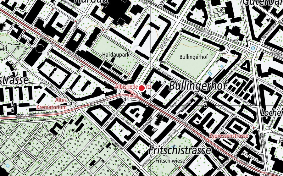 Mappa con la posizione di Güxi Kinderhort (Scuola dell’infanzia)