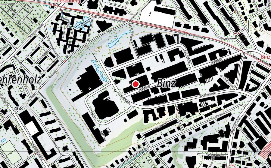 Carte indiquant l’emplacement de Güxi Kinderkrippe Friesenberg Binz (École enfantine)