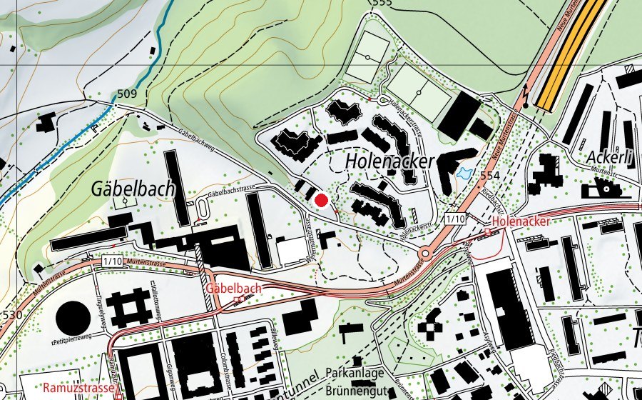 Mappa con la posizione di Holenacker I (Scuola dell’infanzia)