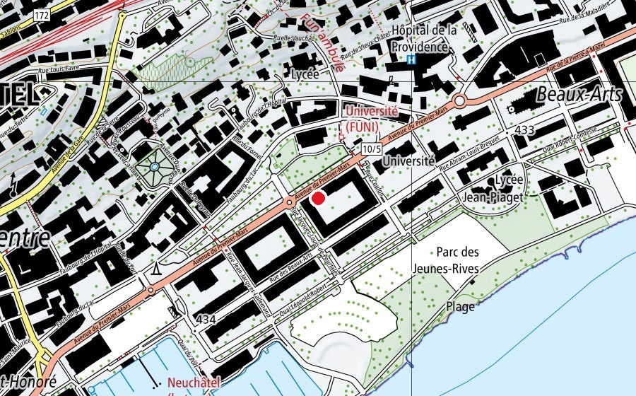 Carte indiquant l’emplacement de Ibanda (École enfantine)