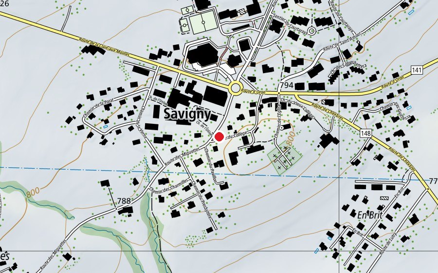 Mappa con la posizione di Jardin d'enfants (Scuola dell’infanzia)