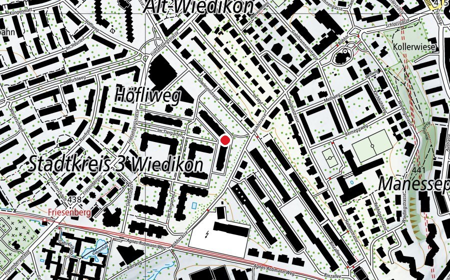 Map showing the location of Kids & Co Kindertagesstätte Tiergarten (Kindergarten)