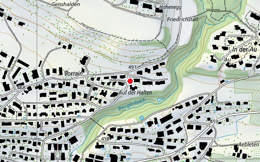 Map showing the location of Kids' Corner (Kindergarten)
