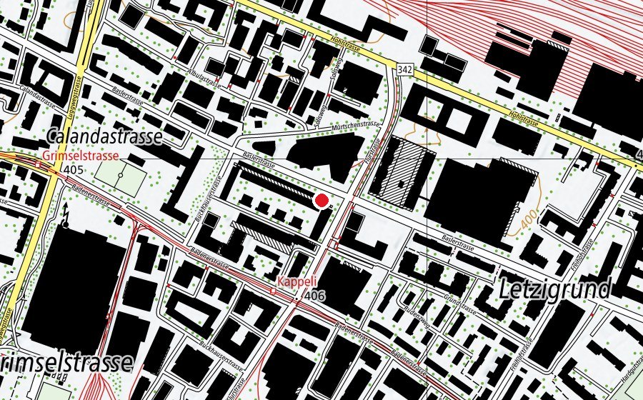 Mappa con la posizione di Kindegarten Kappeli 3 (Scuola dell’infanzia)