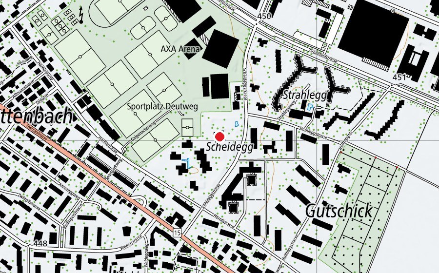 Mappa con la posizione di Kindergarten 1-3 (Scuola dell’infanzia)