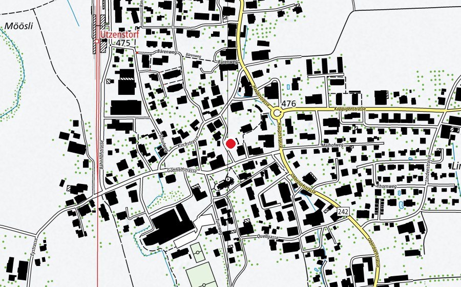Map showing the location of Kindergarten 3 (Kindergarten)