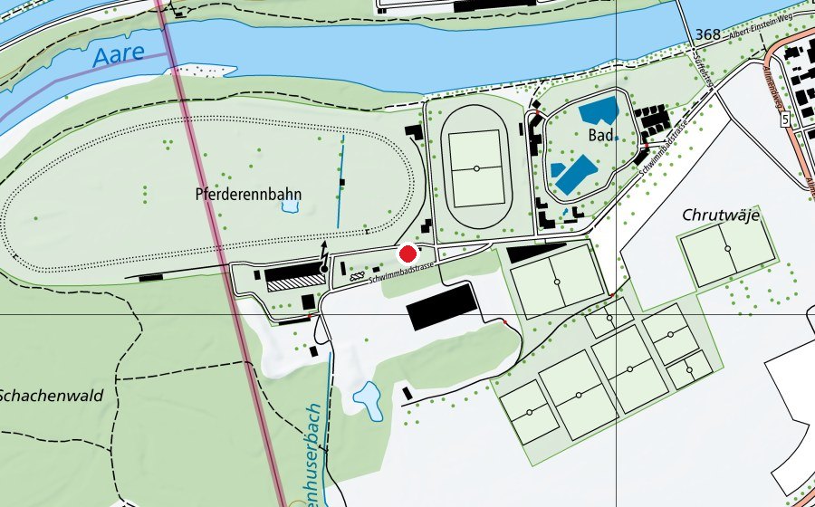 Carte indiquant l’emplacement de Kindergarten (École enfantine)