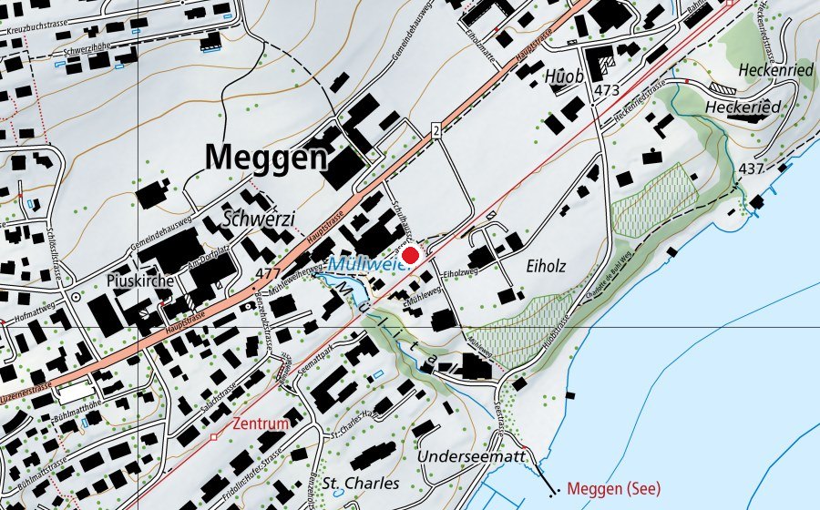 Mappa con la posizione di Kindergarten Altschulhaus (Scuola dell’infanzia)