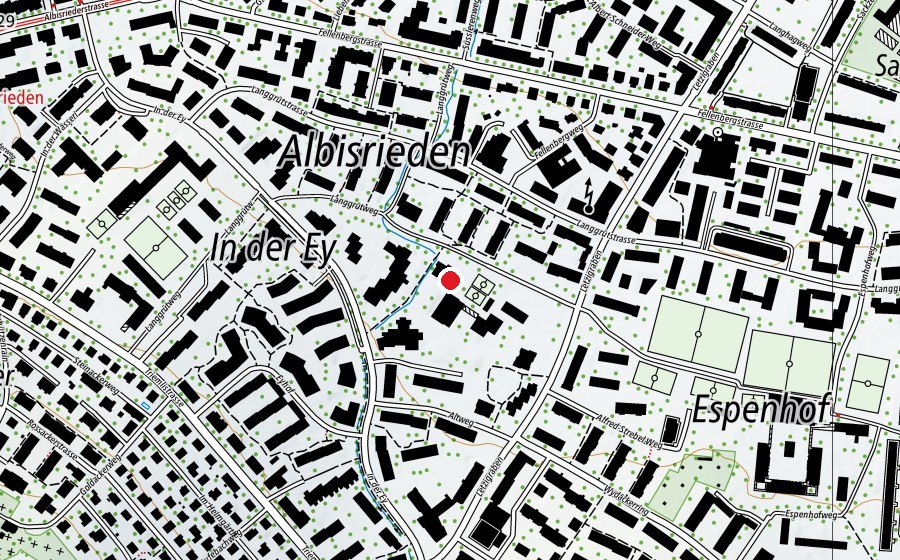 Mappa con la posizione di Kindergarten Altweg (Scuola dell’infanzia)