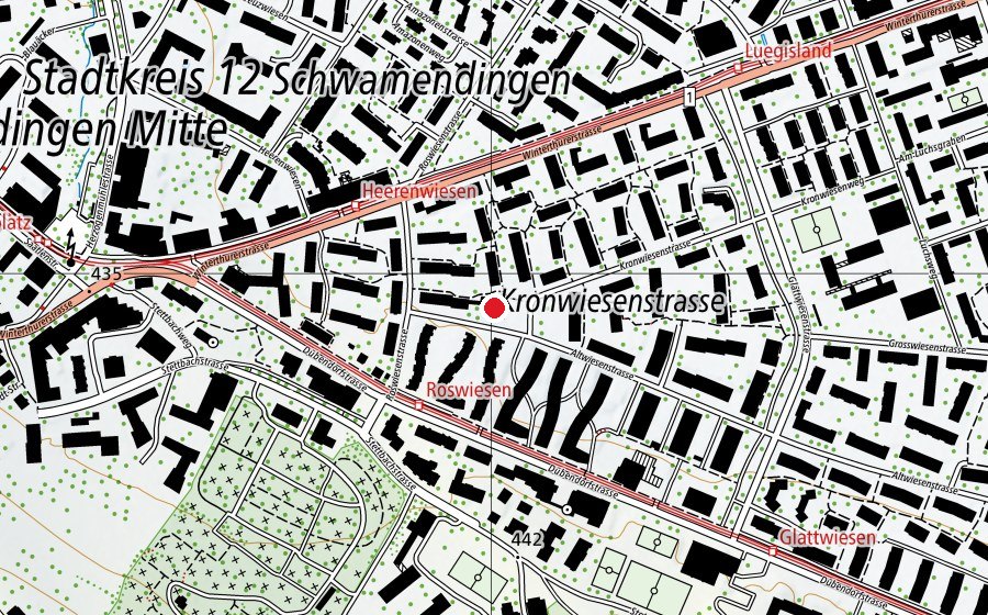 Mappa con la posizione di Kindergarten Altwiesen (Scuola dell’infanzia)