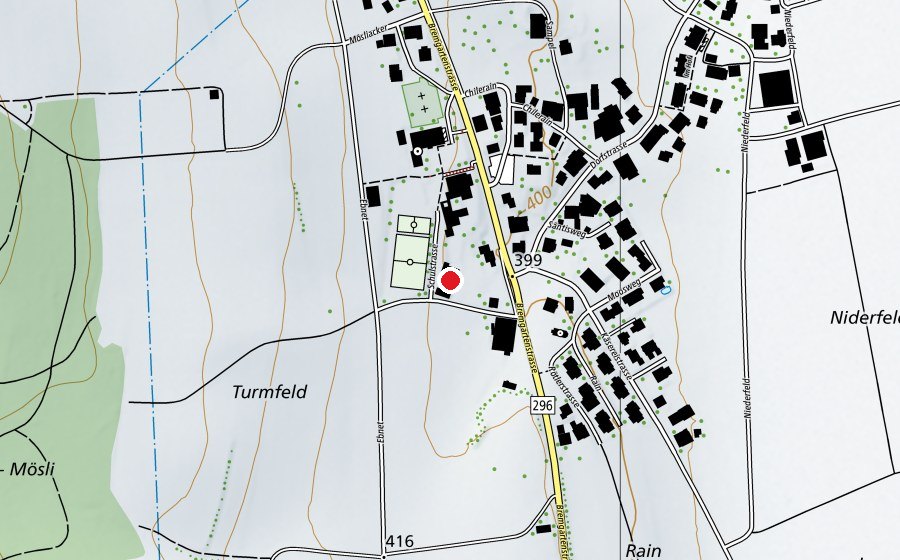 Carte indiquant l’emplacement de Kindergarten (École enfantine)