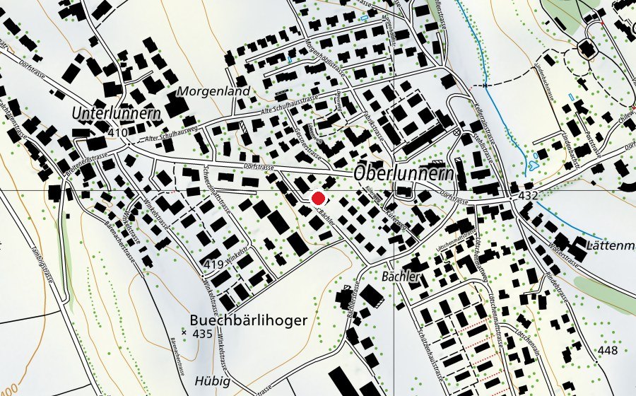 Mappa con la posizione di Kindergarten Bächler (Scuola dell’infanzia)