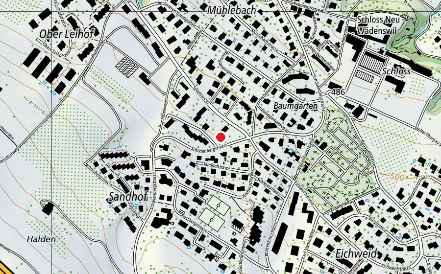 Mappa con la posizione di Kindergarten Baumgarten (Scuola dell’infanzia)