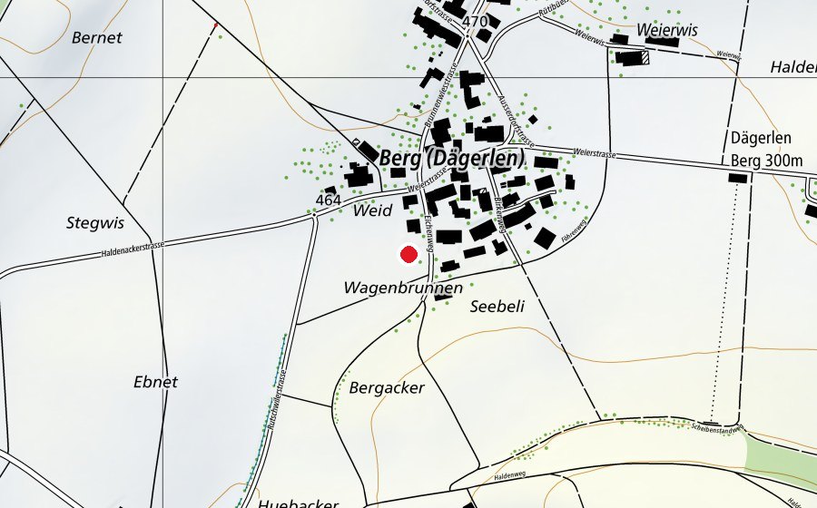 Mappa con la posizione di Kindergarten Berg (Scuola dell’infanzia)