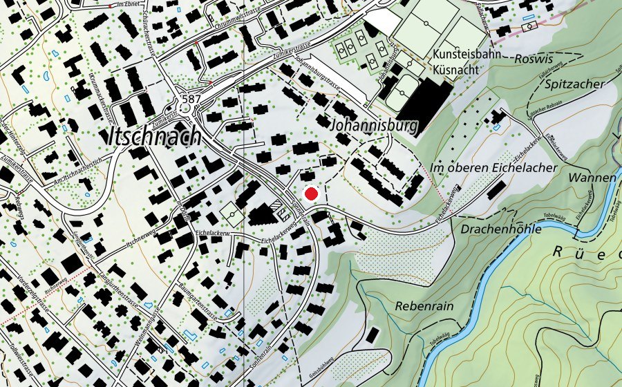Mappa con la posizione di Kindergarten Bettlen 1+2 (Scuola dell’infanzia)