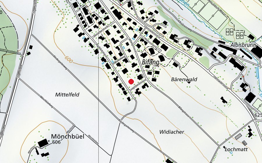 Mappa con la posizione di Kindergarten Bifang (Scuola dell’infanzia)
