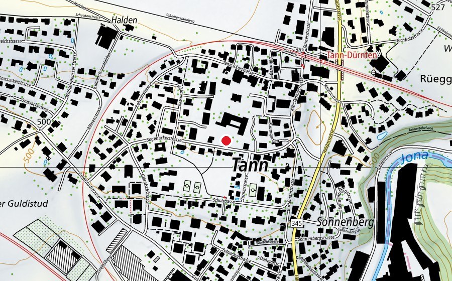 Mappa con la posizione di Kindergarten Bogenacker (Scuola dell’infanzia)