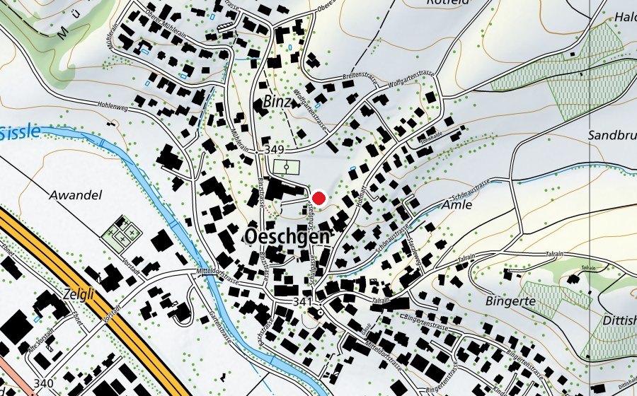 Mappa con la posizione di Kindergarten Breite (Scuola dell’infanzia)