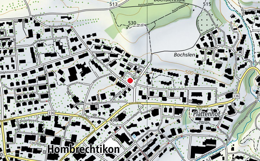 Mappa con la posizione di Kindergarten Breitlen (Scuola dell’infanzia)