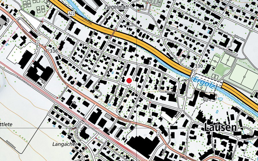 Mappa con la posizione di Kindergarten Brühl West (Scuola dell’infanzia)