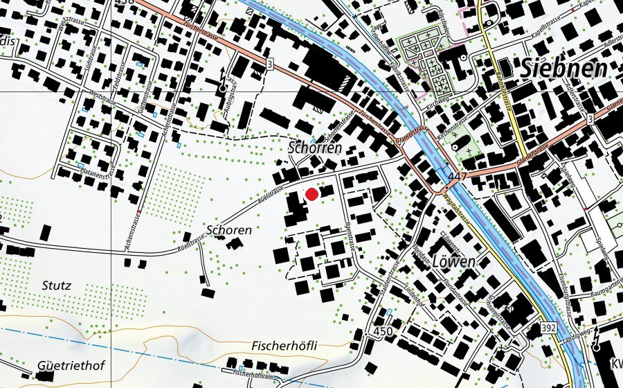 Mappa con la posizione di Kindergarten Büel (Scuola dell’infanzia)