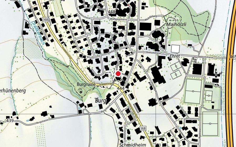 Mappa con la posizione di Kindergarten Chäsigass (Scuola dell’infanzia)