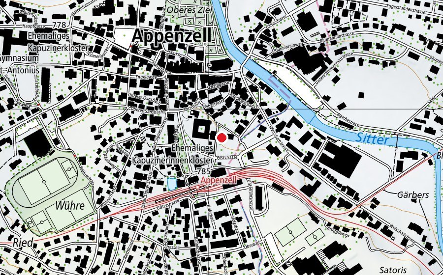 Mappa con la posizione di Kindergarten Chlos (Scuola dell’infanzia)