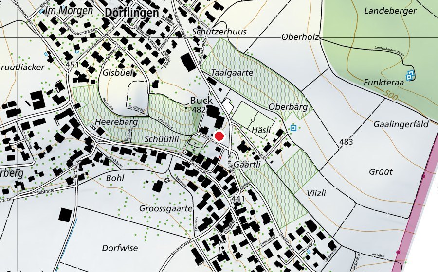 Mappa con la posizione di Kindergarten (Scuola dell’infanzia)