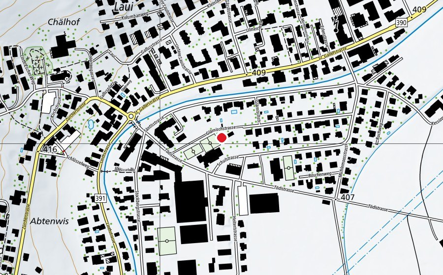 Map showing the location of Kindergarten Eneda (Kindergarten)