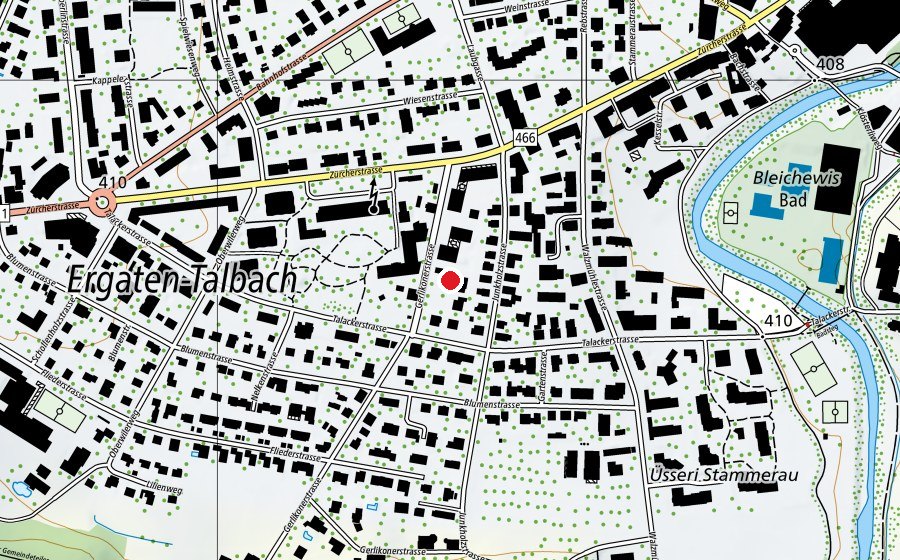 Map showing the location of Kindergarten Ergaten (Kindergarten)