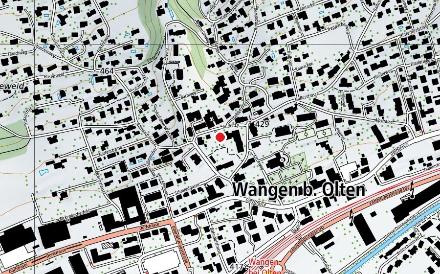 Map showing the location of Kindergarten Ey (Kindergarten)