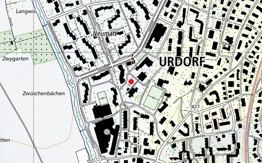 Mappa con la posizione di Kindergarten Feld (Scuola dell’infanzia)