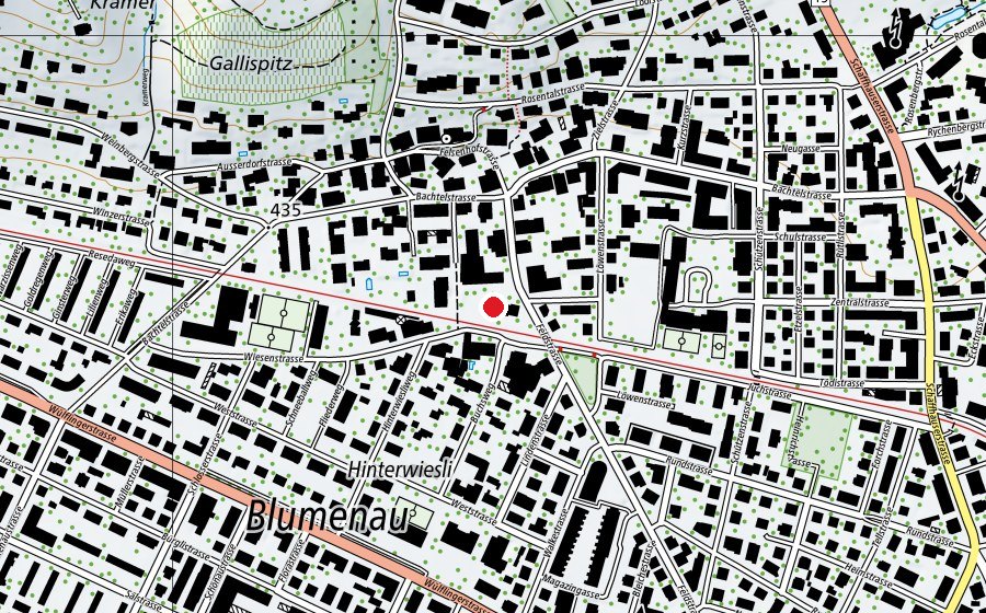 Mappa con la posizione di Kindergarten Feldstrasse (Scuola dell’infanzia)