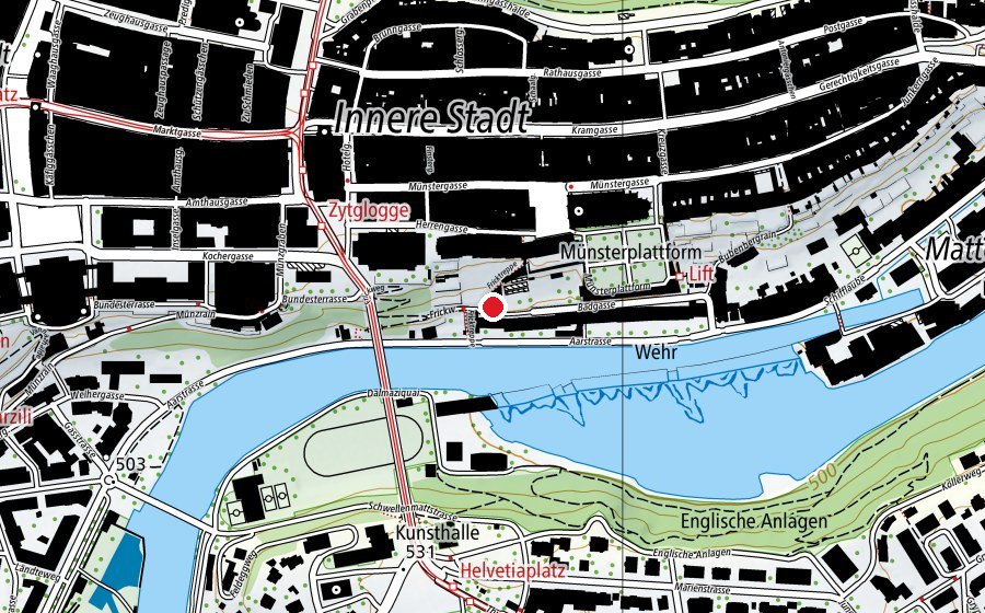 Mappa con la posizione di Kindergarten Fricktreppe (Scuola dell’infanzia)