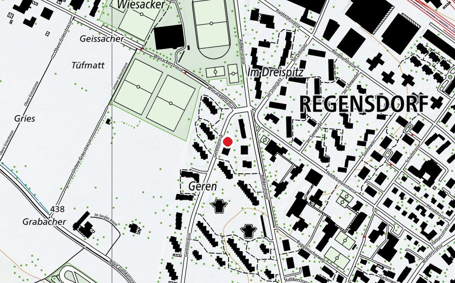 Karte mit dem Standort von Kindergarten Geren (Kindergarten)