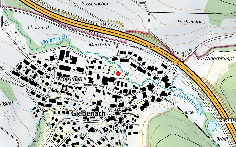 Mappa con la posizione di Kindergarten (Scuola dell’infanzia)