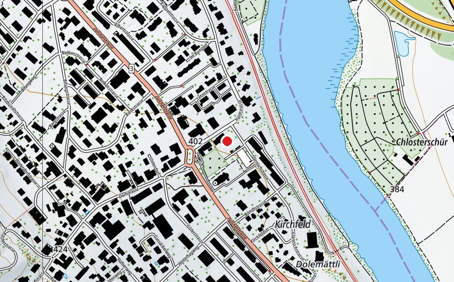 Mappa con la posizione di Kindergarten Glärnisch (Scuola dell’infanzia)