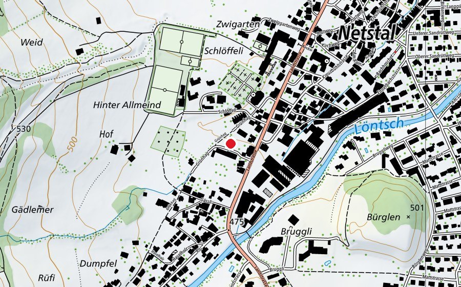 Mappa con la posizione di Kindergarten Grünhag (Scuola dell’infanzia)