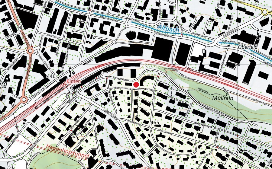 Mappa con la posizione di Kindergarten Hamelirain (Scuola dell’infanzia)