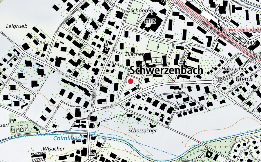 Mappa con la posizione di Kindergarten Hegger (Scuola dell’infanzia)