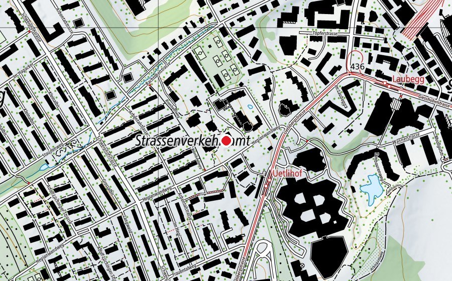 Carte indiquant l’emplacement de Kindergarten Hegianwandweg 1+2 (École enfantine)